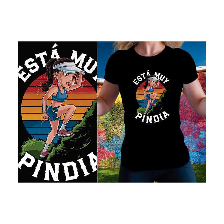 Está muy pindia chica