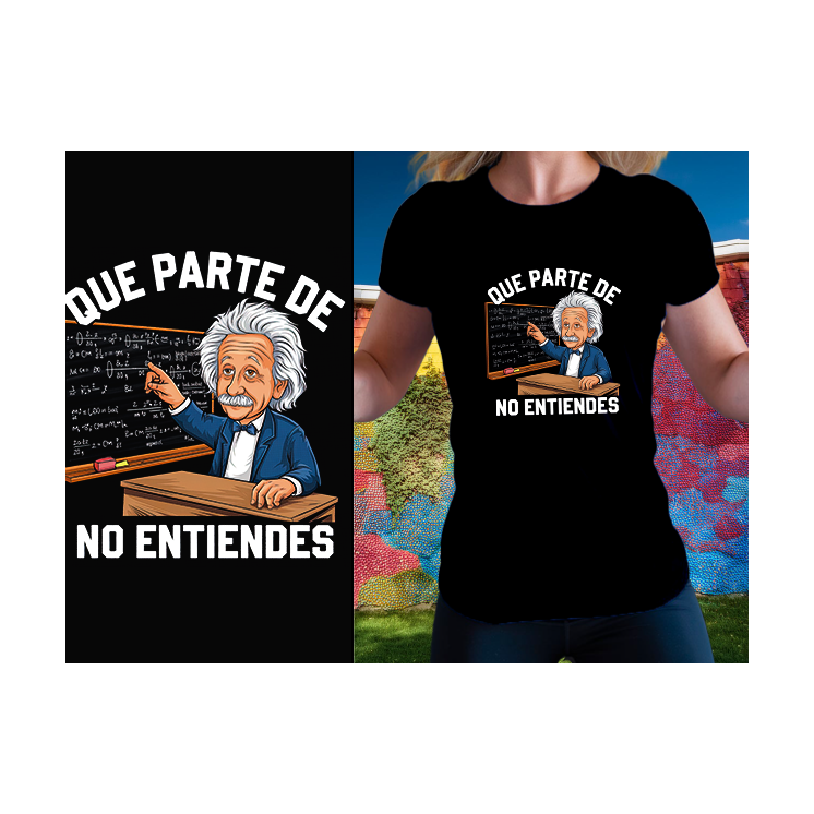 Einstein "Que parte no entiendes"