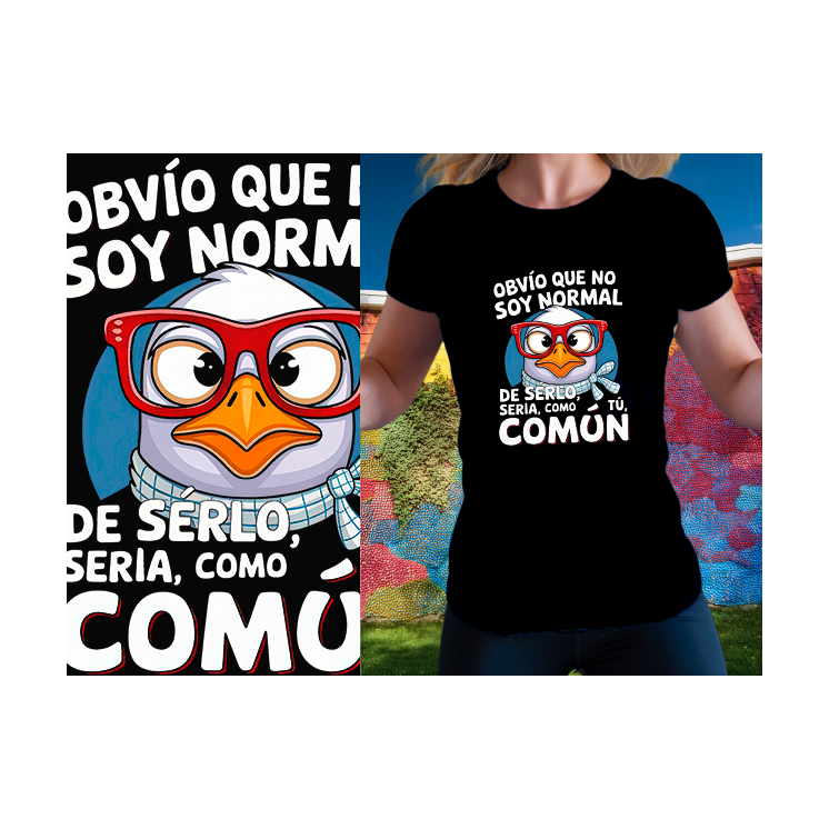 Obvio que no soy normal