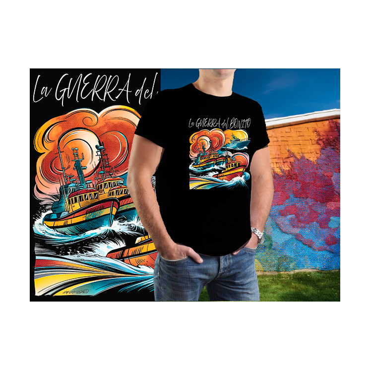 ¡Luce tu pasión por la pesca! Diseño exclusivo inspirado en la legendaria batalla del bonito.