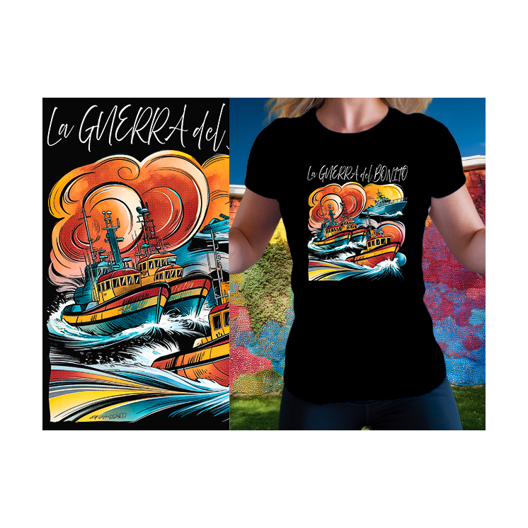 ¡Luce tu pasión por la pesca! Diseño exclusivo inspirado en la legendaria batalla del bonito.