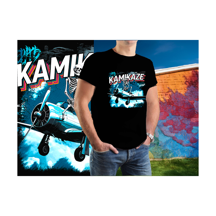 Expresa tu espíritu libre y desafiante con nuestra camiseta "Kamikaze"