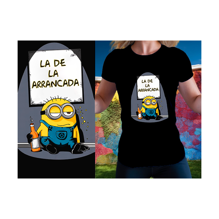 Camiseta Minion Borracho - La de la Arrancada